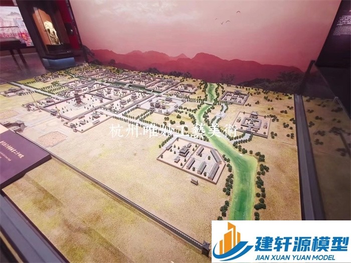低空经济微缩模型法门寺
