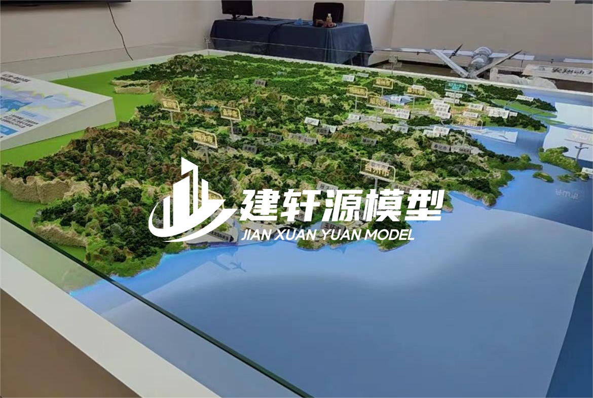 低空经济地貌沙盘模型定制