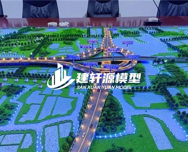 低空经济高速公路沙盘定制